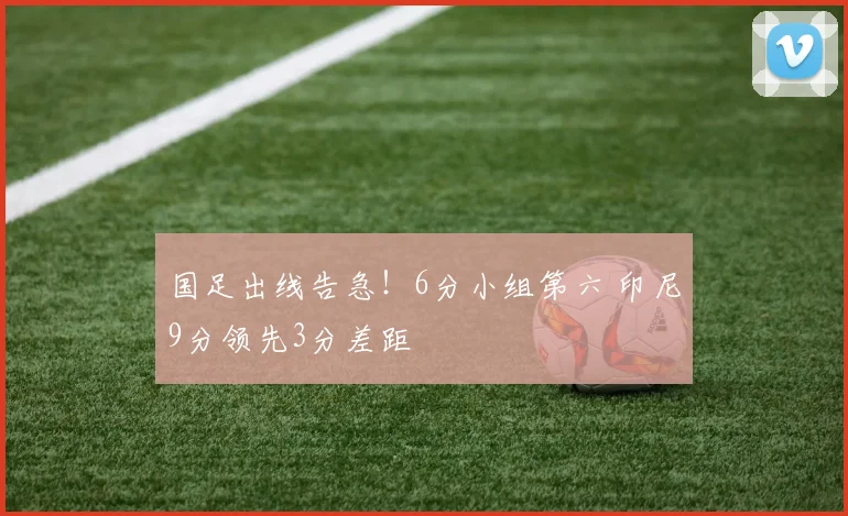 国足出线告急！6分小组第六 印尼9分领先3分差距